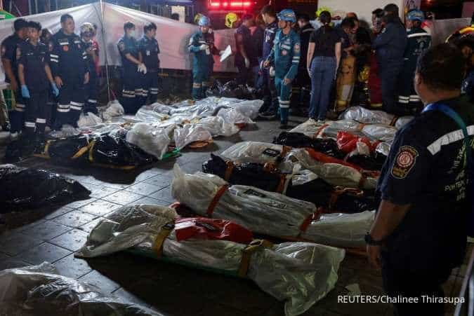 Ledakan dan Kebakaran di Sebuah Pub di Bangkok Tewaskan 27 Orang, 63 Terluka