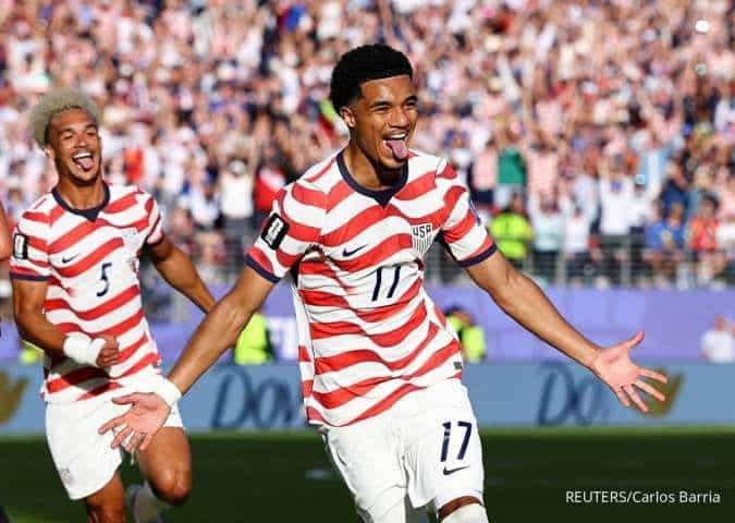 AS Tembus 16 Besar Piala Dunia, Singkirkan Bosnia Meski Bermain dengan 10 Orang