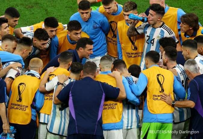 Selebrasi Pemain Timnas Argentina Setelah Tundukkan Inggris Berujung Kontroversi