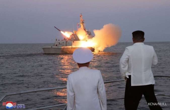 Korea Utara Uji Coba 10 Rudal Balistik Saat Latihan AS-Korea Selatan Dekati Akhir