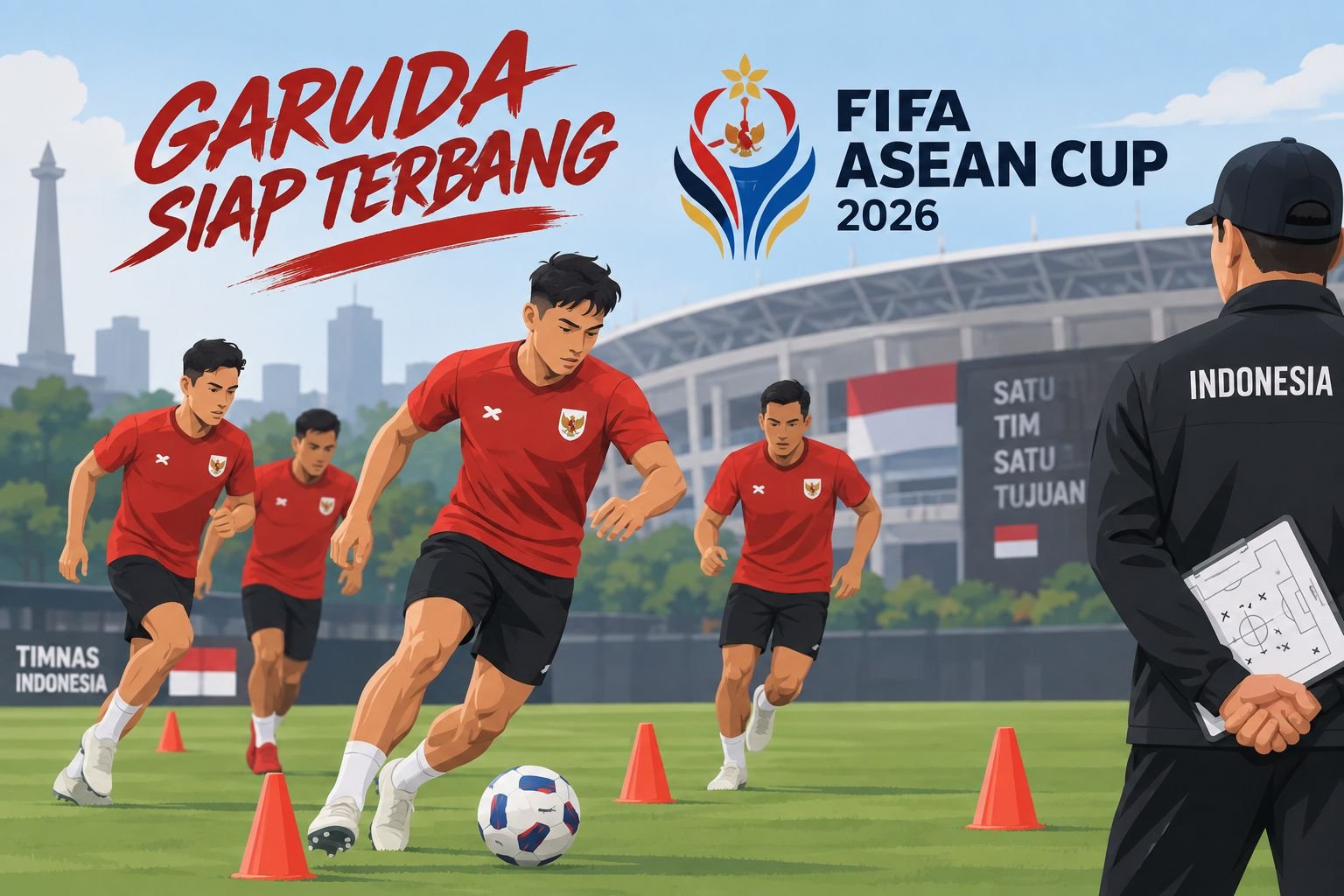 Timnas Indonesia Jelang FIFA ASEAN Cup 2026: 3 Hal yang Perlu Diperhatikan Sebelum Lawan Singapura