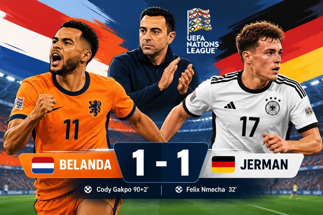 Belanda 1-1 Jerman: Mengapa Xavi Hernández Berhasil Selamatkan Oranje dari Kekalahan?