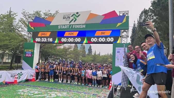 Herbalife Run 2026 Diikuti 6.000 Peserta, Rute 24K dan 10K Bersertifikat PB PASI