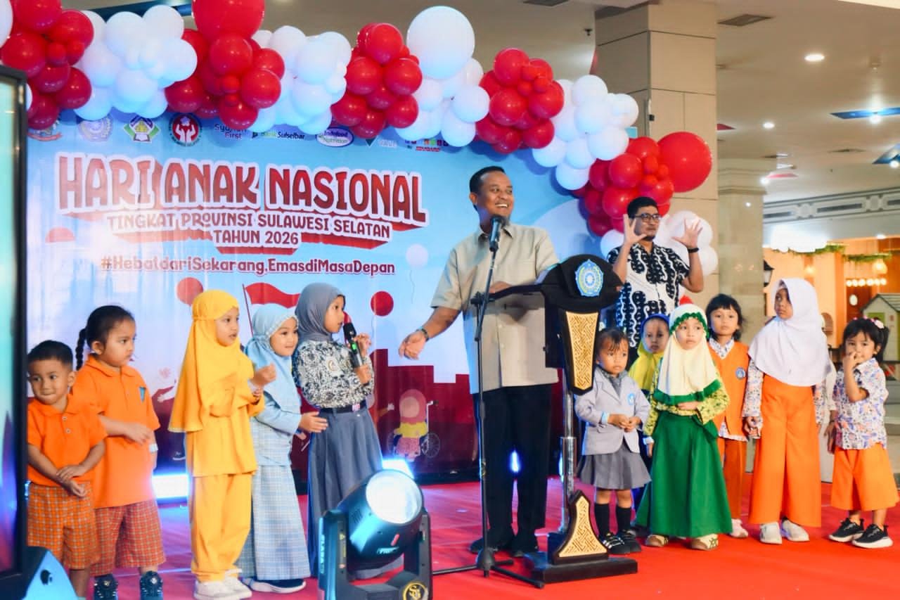TP PKK Sulsel Dorong Ketahanan Keluarga di Hari Anak Nasional 2026, 1.000 Anak Ikut Beragam Kegiatan