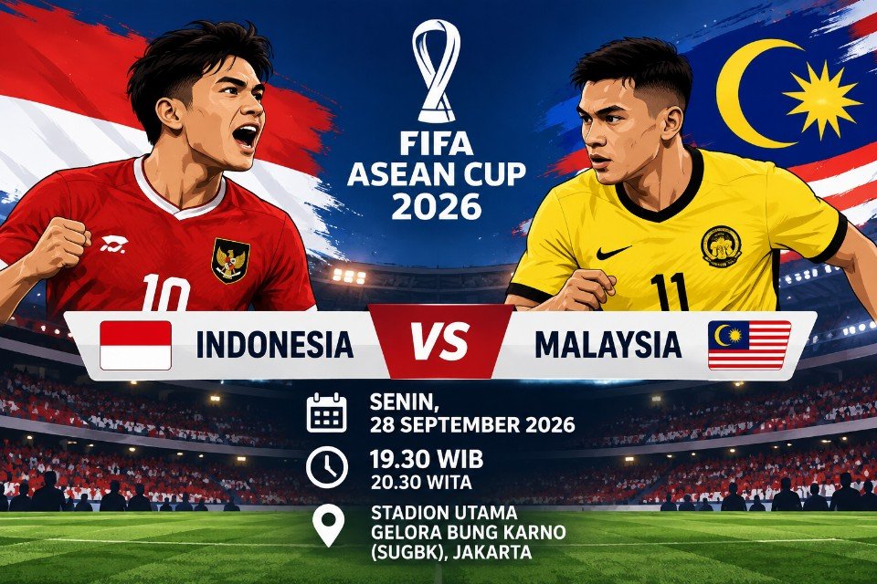 Live Score Malaysia vs Indonesia FIFA ASEAN Cup 2026: Pantau Skor dan Hasil Pertandingan