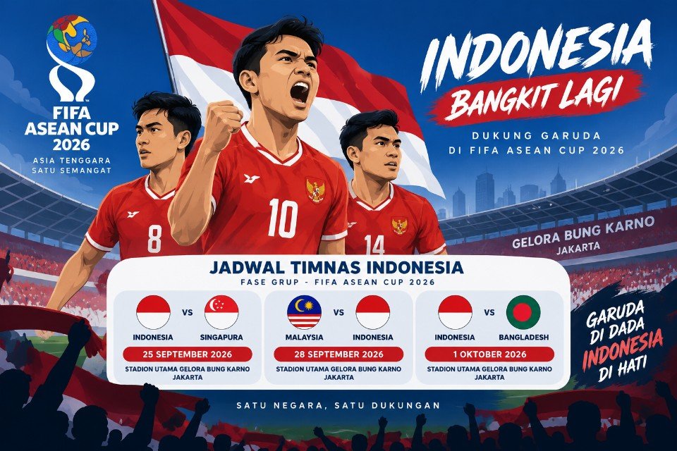 21 Pemain Sudah Gabung, Begini Persiapan Timnas Indonesia Jelang FIFA ASEAN Cup 2026