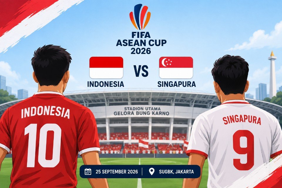 Indonesia vs Singapura Besok: 5 Hal yang Jadi Sorotan Jelang FIFA ASEAN Cup 2026