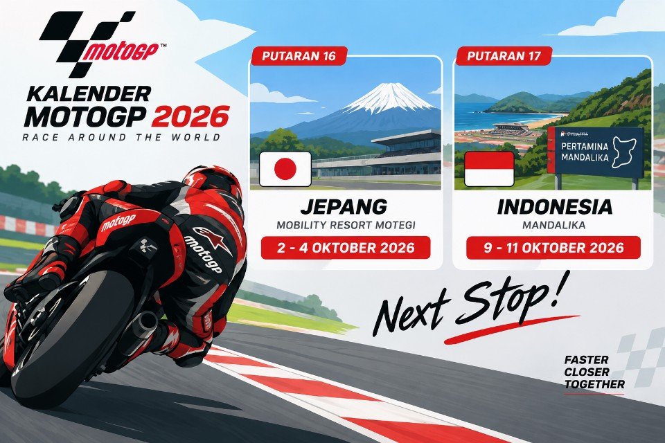 Jadwal MotoGP Jepang 2026: Lengkap Moto3, Moto2, MotoGP dan Sprint