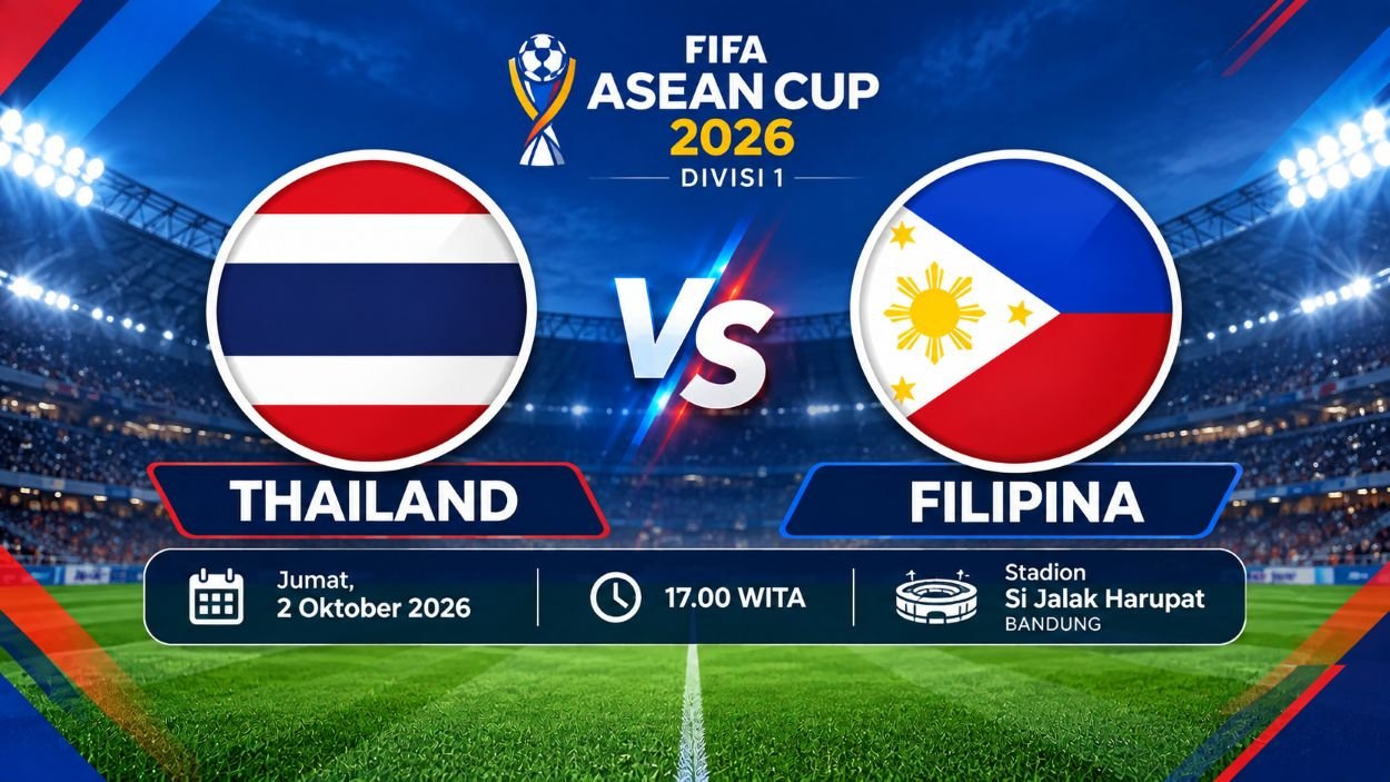 Hasil Thailand vs Filipina 1-2: Gajah Perang Kalah, Tetap Lolos ke Final FIFA ASEAN Cup 2026