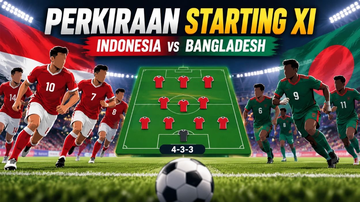 Perkiraan Starting XI Timnas Indonesia vs Bangladesh: Thom Haye Absen