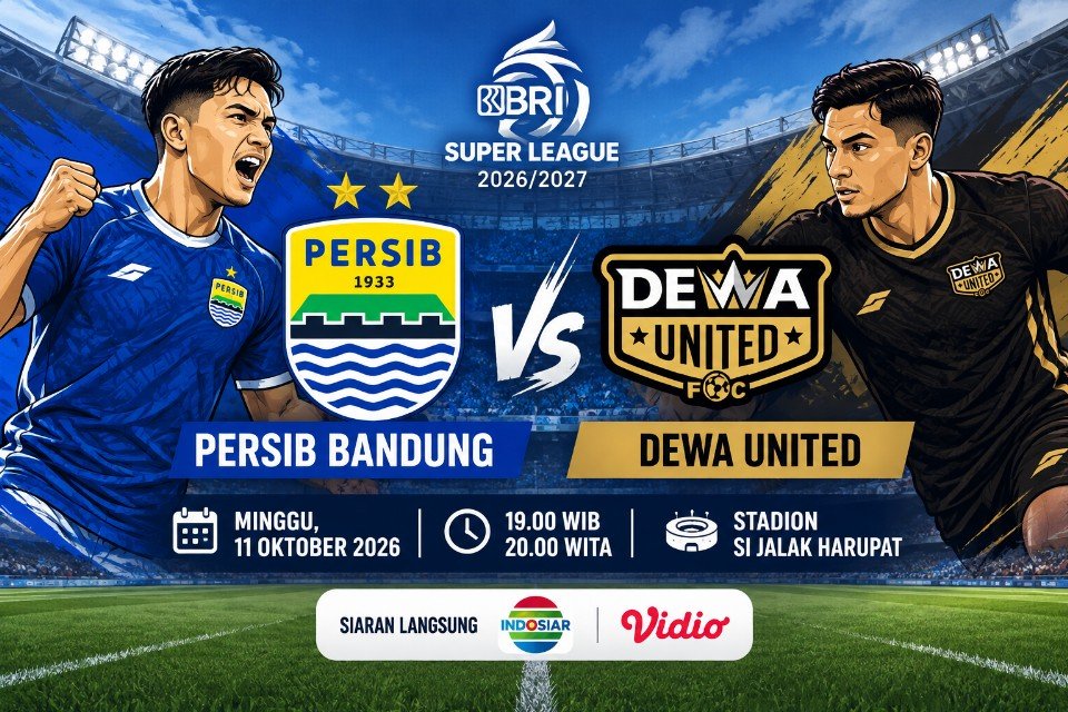 Persib vs Dewa United Hari Ini: Jadwal, Jam Kick-off dan Live Streaming